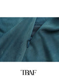 Elegant slim silk mesh vintage long sleeve midi autumn woman dress detail