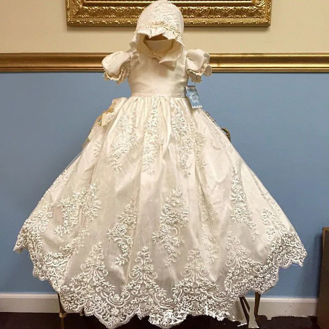 Newborn Dress Birthday Dress Christening Gown Baby Party Dress Christmas Clothes 1 Year Girl Baby Birthday Dress