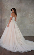 Bride bridal gown - detail