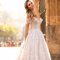 Bride bridal gown - detail shot