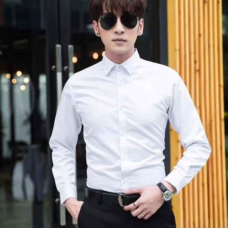 Men's British Style Elegant Blazers 2 Pieces Sets Business Shirt Pants Jacket Coat 3 Suits Formal Dress Wedding Luxury Suit