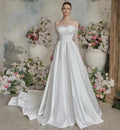Elegant A-line dress - front