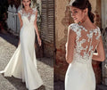 Lace appliques - side angle