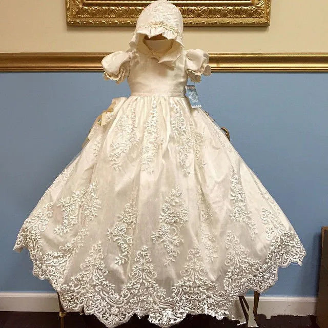 Newborn Dress Birthday Dress Christening Gown Baby Party Dress Christmas Clothes 1 Year Girl Baby Birthday Dress