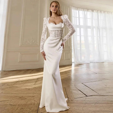 Moden mermaid dress - front