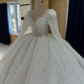Lace sequined bridal - side