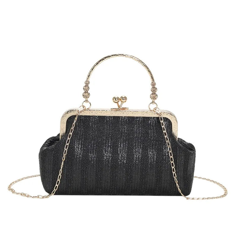 Fashion Women Evening Bag Brand Party Banquet Glitter Bag for Ladies Exquisite Wedding Clutch Handbag Shoulder Bag Chain Bolsas