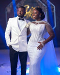 Beading bride gown - detail