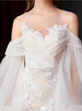 Bridal bride gown - detail shot