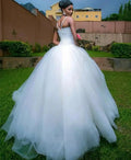 Puffy tulle robe - side angle