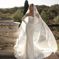 Elegant mermaid dress - front