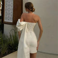 Modern short dress - side angle