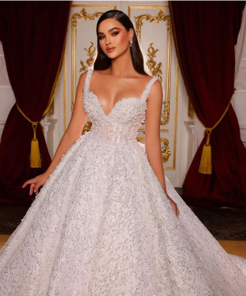 Beautiful New Wedding Dresses A-Line Sexy Backless Mermaid Off Shoulder Sleeveless Sweetheart Bride Gowns For Women Custom Made