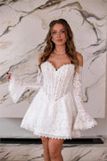 Off the shoulder bridal - back