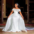 Sleeveless satin formal - detail