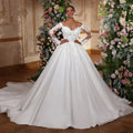 Elegant wedding dress - front
