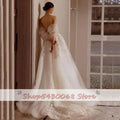 KapokDressy Elegant Strapless Wedding Dresses Lace Appliques A-Line Tulle Robes Floor Length Bridal Gowns Vestidos De Novia