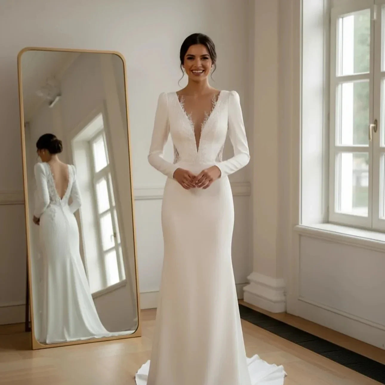Baed sequins lace - side angle