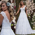 Elegant A-line dress - front