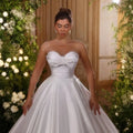 Long sleeve bridal gown - back detail