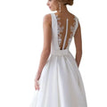 Lace appliques bridal - back