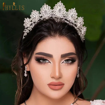 A07 Luxury Bridal Tiaras and Crowns Bride Headwear Wedding Headpiece Vintage Baroque Headband Queen Diadem Headwear Hair Jewelry