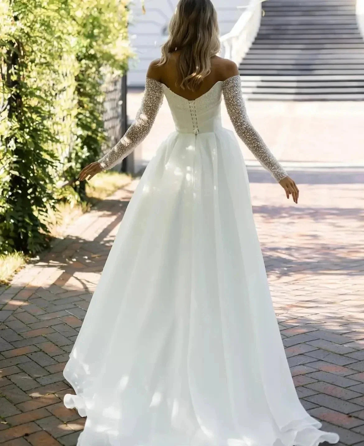 Sweep train gown - full length