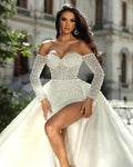 Sweetheart off-shoulder - back