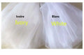 A-line boho princess floor length long 3D flowers spaghetti straps backless wedding dress close-up