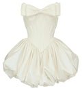 Strapless sleeveless bridal - back
