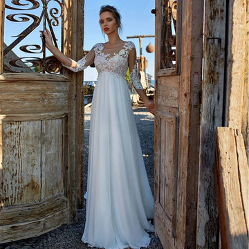 Scoop empire dress - front