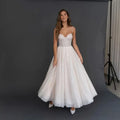 Spaghetti straps bling sequins tea length elegant cocktail evening dress size chart