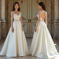 🔹 Satin A-line wedding dress | فستان زفاف ساتان بقصة A | Vestido de novia de satén en corte A
🔹 Elegant beaded bridal gown | فستان زفاف مطرز أنيق | Vestido de novia con pedrería elegante
🔹 Regal wedding dress | فستان زفاف ملكي | Vestido de novia estilo real
🔹 Luxury satin bridal gown | فستان زفاف فاخر من الساتان | Vestido de novia de lujo en satén
🔹 Classic long wedding dress | فستان زفاف طويل كلاسيكي | Vestido de novia largo clásico