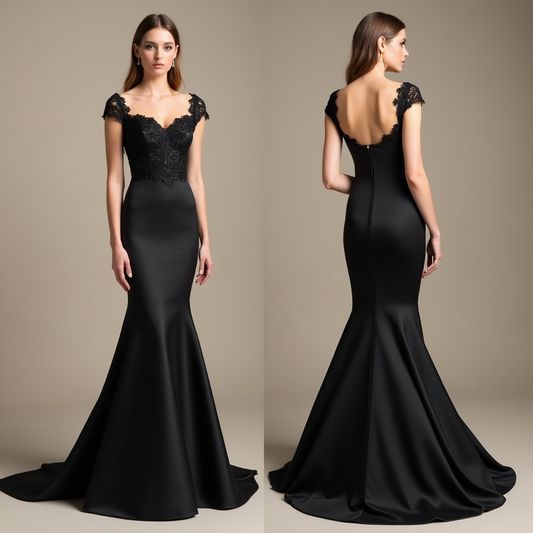 🔹 Black wedding dress | فستان زفاف أسود | Vestido de novia negro
🔹 Gothic wedding gown | فستان زفاف قوطي | Vestido de novia gótico
🔹 Elegant mermaid bridal dress | فستان زفاف حورية أنيق | Vestido de novia sirena elegante
🔹 Alternative wedding dress | فستان زفاف غير تقليدي | Vestido de novia alternativo
🔹 Satin wedding dress with lace details | فستان زفاف ساتان بتفاصيل دانتيل | Vestido de novia de satén con detalles de encaje