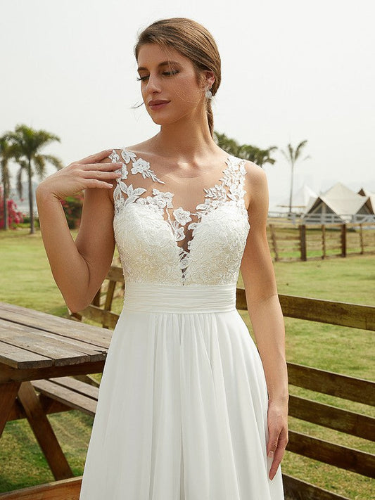 Wedding Dresses Lace Applique Sweep Train Sweetheart Neckline Bridal Gowns Corset Back Vestidos De Novia Plus Size