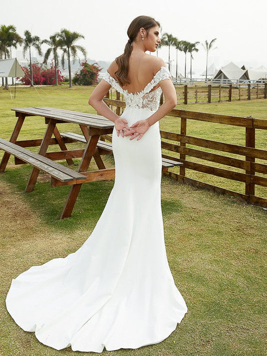 Wedding Dresses Lace Applique Sweep Train Sweetheart Neckline Bridal Gowns Corset Back Vestidos De Novia Plus Size (Copie)